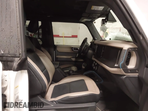 2021 Ford Bronco with VIN 1FMEE5DP6MLA71957, listed as a IAAI auction lot 41587072 with 42,896 mi miles and . Bid and sale history available at DreamBid. Image 5.
