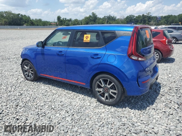 2021 Kia Soul Turbo with VIN KNDJ53AF4M7738682, listed as a Copart auction lot 54546095 with 29,728 mi miles and Salvage Title. Bid and sale history available at DreamBid. Image 2.