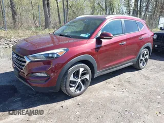 2016 Hyundai Tucson Eco with VIN KM8J3CA29GU052657, listed as a IAAI auction lot 42170324 with 80,681 mi miles. Bid and sale history available at carsss.com. Image 17.