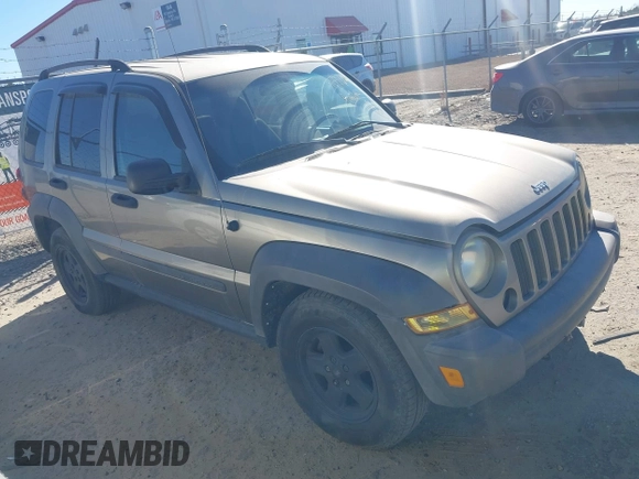 2006 Jeep Liberty Sport with VIN 1J4GL48526W212119, listed as a IAAI auction lot 41476124 with 130,773 mi miles and . Bid and sale history available at carsss.com. Image 1.