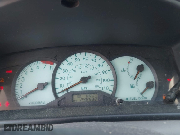 2004 Toyota Corolla CE with VIN 2T1BR32EX4C258479, listed as a IAAI auction lot 42085001 with 248,592 mi miles. Bid and sale history available at carsss.com. Image 7.