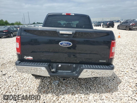 2018 Ford F-150 XL with VIN 1FTEW1CP1JKC93187, listed as a Copart auction lot 55758315 with Not provided miles and Salvage title. Bid and sale history available at DreamBid. Image 6.