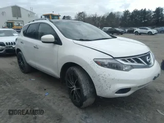 2013 Nissan Murano SV with VIN JN8AZ1MWXDW308346, listed as a IAAI auction lot 41027297 with 102,810 mi miles. Bid and sale history available at carsss.com. Image 1.