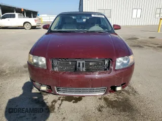 2005 Audi A4 1.8T with VIN WAUAC48H45K010925, listed as a Copart auction lot 42209355 with 124,129 mi miles and Salvage Title. Bid and sale history available at carsss.com. Image 5.