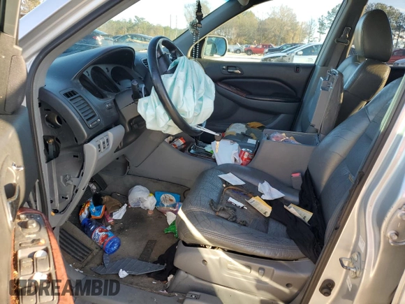 2004 Acura MDX with VIN 2HNYD18244H545021, listed as a Copart auction lot 88886785 with 0 mi miles and Salvage Title. Bid and sale history available at carsss.com. Image 7.