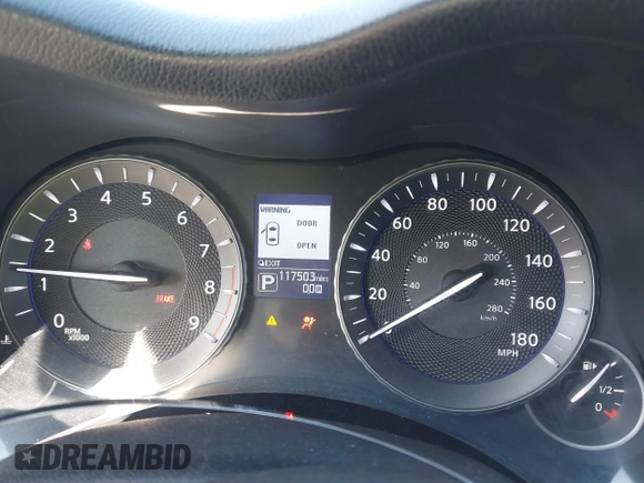 2015 Infiniti Q70 with VIN JN1BY1AR6FM560209, listed as a IAAI auction lot 41703926 with 117,503 mi miles and . Bid and sale history available at DreamBid. Image 7.