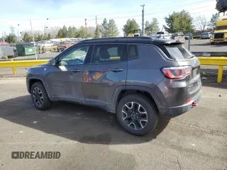 2019 Jeep Compass Trailhawk with VIN 3C4NJDDB2KT799842, listed as a Copart auction lot 50092085 with 86,114 mi miles and Salvage Title. Bid and sale history available at carsss.com. Image 2.