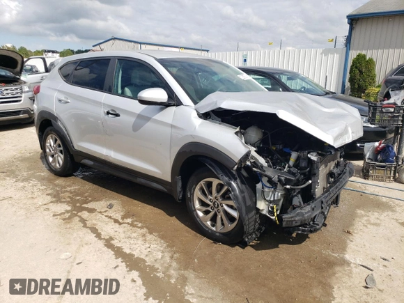2018 Hyundai Tucson SE with VIN KM8J23A4XJU690931, listed as a Copart auction lot 72889784 with 45,423 mi miles and Non Repairable. Bid and sale history available at carsss.com. Image 4.