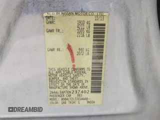 2014 Nissan Altima SV with VIN 1N4AL3AP7EN237402, listed as a IAAI auction lot 41960309 with 155,359 mi miles and . Bid and sale history available at DreamBid. Image 9.
