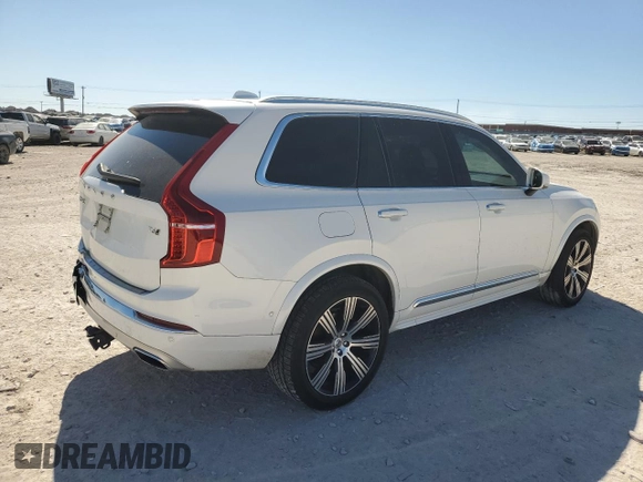 2021 Volvo XC90 Inscription with VIN YV4A22PLXM1702592, listed as a Copart auction lot 46461975 with 42,454 mi miles and Salvage Title. Bid and sale history available at carsss.com. Image 3.