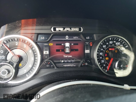 2019 Ram 1500 Big Horn z VIN 1C6SRFFT8KN614181, wystawiony jako Copart lot #59355085 z przebiegiem 125 995 mil mil oraz Szkoda całkowita • Salvage title. Historia ofert i sprzedaży dostępna na DreamBid. Obrazek 9.