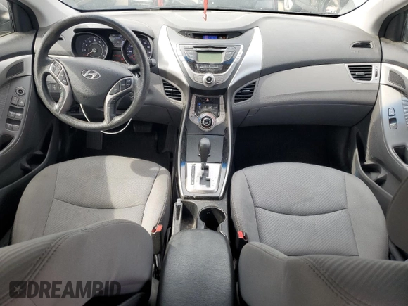 2013 Hyundai Elantra GLS with VIN 5NPDH4AE9DH201822, listed as a Copart auction lot 54986905 with 103,351 mi miles and Salvage title. Bid and sale history available at DreamBid. Image 8.