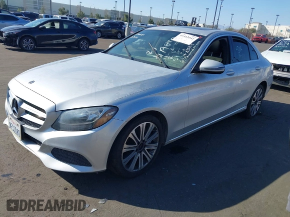 2018 Mercedes-Benz C 300 with VIN 55SWF4JB4JU240069, listed as a IAAI auction lot 41442042 with Not Provided miles and . Bid and sale history available at carsss.com. Image 2.