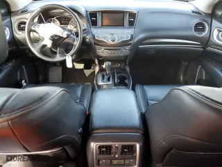 2013 Infiniti JX35 with VIN 5N1AL0MM8DC342675, listed as a Copart auction lot 75515044 with 124,913 mi miles and Salvage Title. Bid and sale history available at carsss.com. Image 8.