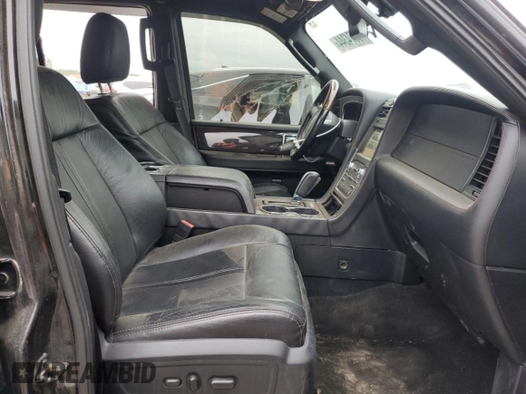 2017 Lincoln Navigator Reserve with VIN 5LMJJ2LT4HEL02403, listed as a Copart auction lot 72974344 with 128,393 mi miles and Salvage title. Bid and sale history available at DreamBid. Image 7.