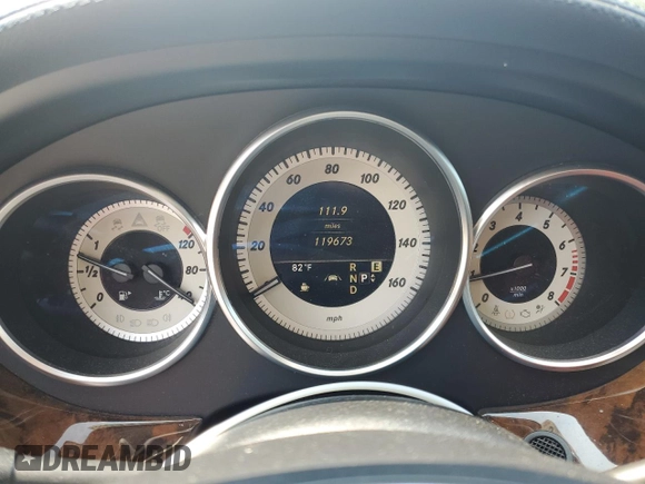 2012 Mercedes-Benz CLS 550 with VIN WDDLJ7DB4CA016575, listed as a Copart auction lot 59344955 with 119,673 mi miles and Salvage title. Bid and sale history available at DreamBid. Image 9.