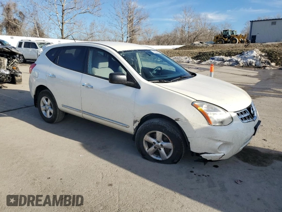 2012 Nissan Rogue S with VIN JN8AS5MT4CW302056, listed as a Copart auction lot 43032895 with 125,281 mi miles and Salvage Title. Bid and sale history available at carsss.com. Image 4.