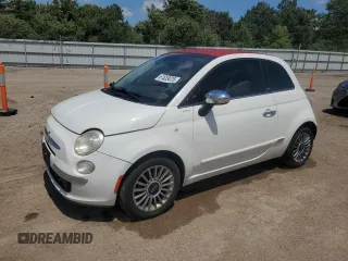 2012 FIAT 500 Lounge with VIN 3C3CFFER7CT109539, listed as a Copart auction lot 61502415 with 105,832 mi miles and Salvage title. Bid and sale history available at DreamBid. Image 1.