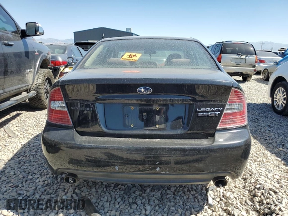 2005 Subaru Legacy GT with VIN 4S3BL686054212182, listed as a Copart auction lot 70795794 with Not provided miles and Salvage title. Bid and sale history available at DreamBid. Image 6.