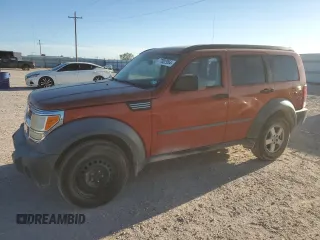 2007 Dodge Nitro SXT with VIN 1D8GU28K87W728744, listed as a Copart auction lot 77082954 with 245,632 mi miles and Salvage title. Bid and sale history available at DreamBid. Image 1.