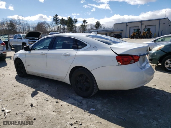 2016 Chevrolet Impala LS with VIN 2G11X5SA9G9179571, listed as a Copart auction lot 48022315 with 201,473 mi miles and Salvage Title. Bid and sale history available at carsss.com. Image 2.