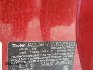 2017 Jaguar XE 35t Premium with VIN SAJAJ4BV4HA975304, listed as a Copart auction lot 89259695 with 134,609 mi miles and Salvage Title. Bid and sale history available at carsss.com. Image 14.