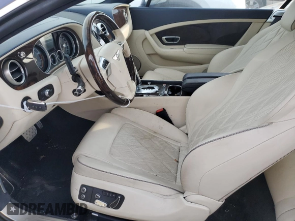 2013 Bentley Continental GT with VIN SCBFC7ZA4DC084868, listed as a Copart auction lot 54187554 with Not Provided miles and Salvage Title. Bid and sale history available at DreamBid. Image 7.