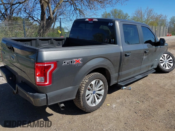 2017 Ford F-150 XL with VIN 1FTEW1EP4HKD67774, listed as a IAAI auction lot 42231049 with 139,222 mi miles and . Bid and sale history available at DreamBid. Image 4.