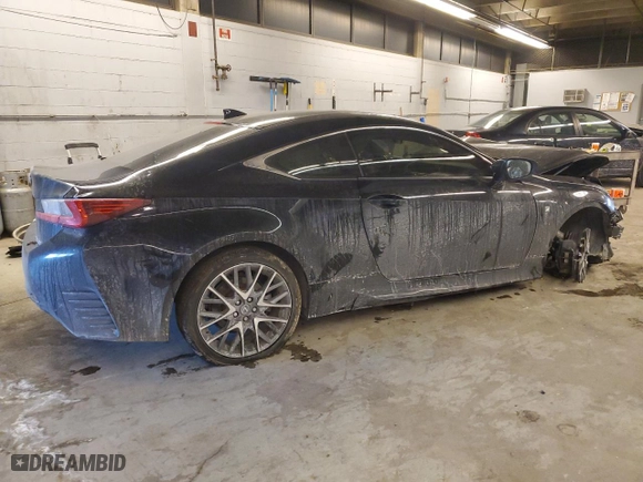 2018 Lexus RC with VIN JTHS85BC3J5004391, listed as a Copart auction lot 42441935 with 62,633 mi miles and Salvage Title. Bid and sale history available at carsss.com. Image 3.