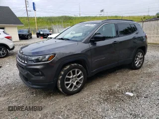 2022 Jeep Compass Latitude Lux with VIN 3C4NJDFB1NT191778, listed as a Copart auction lot 61020475 with 150,559 mi miles and Salvage title. Bid and sale history available at DreamBid. Image 1.