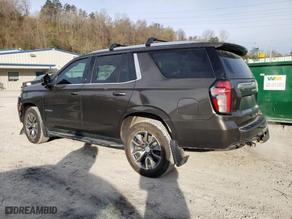 2021 Chevrolet Tahoe LT with VIN 1GNSKNKD1MR103887, listed as a Copart auction lot 49045665 with 131,540 mi miles and Salvage Title. Bid and sale history available at carsss.com. Image 2.
