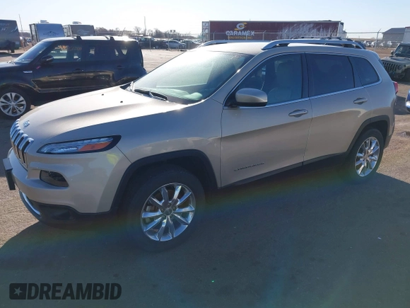 2015 Jeep Cherokee Limited with VIN 1C4PJMDB7FW610031, listed as a IAAI auction lot 41781285 with 51,913 mi miles. Bid and sale history available at carsss.com. Image 17.