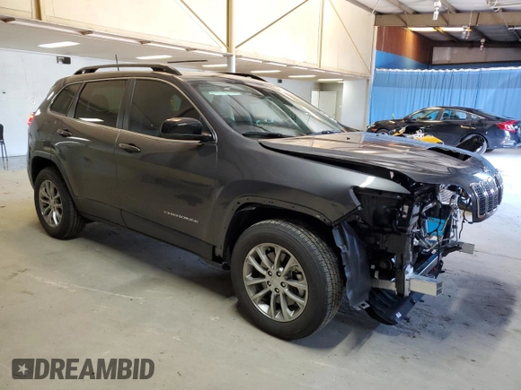 2022 Jeep Cherokee Latitude Lux z VIN 1C4PJMMX0ND502033, wystawiony jako Copart lot #59656985 z przebiegiem 21 055 mil mil oraz Szkoda całkowita • Salvage title. Historia ofert i sprzedaży dostępna na DreamBid. Obrazek 4.