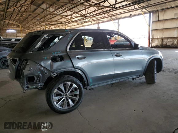2021 Mercedes-Benz GLE 350 z VIN 4JGFB4KB8MA490709, wystawiony jako Copart lot #60885555 z przebiegiem 30 339 mil mil oraz Szkoda całkowita • Salvage title. Historia ofert i sprzedaży dostępna na DreamBid. Obrazek 3.