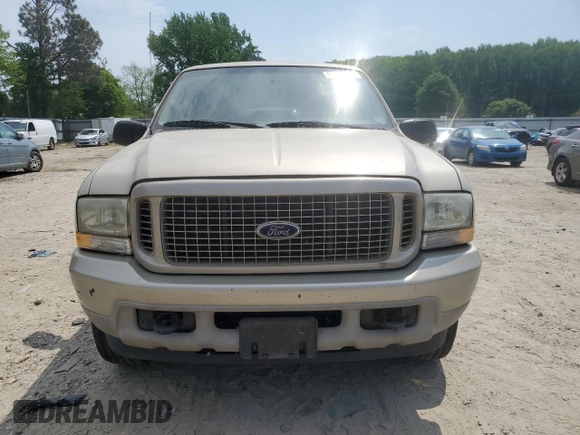 2004 Ford Excursion Limited with VIN 1FMNU43S44ED91995, listed as a Copart auction lot 55255795 with 2,792,255 mi miles and Clean Title. Bid and sale history available at DreamBid. Image 5.