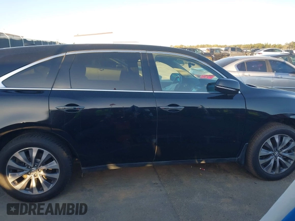 2014 Acura MDX Tech Pkg with VIN 5FRYD3H49EB018603, listed as a IAAI auction lot 41838016 with 203,609 mi miles. Bid and sale history available at carsss.com. Image 13.