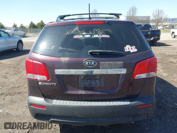 2012 Kia Sorento LX with VIN 5XYKTCA63CG222759, listed as a IAAI auction lot 41815156 with 191,502 mi miles. Bid and sale history available at carsss.com. Image 16.