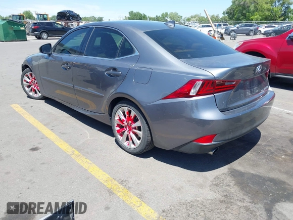 2014 Lexus IS 250 with VIN JTHCF1D24E5011721, listed as a IAAI auction lot 42374087 with 115,613 mi miles and . Bid and sale history available at DreamBid. Image 3.