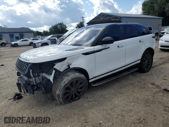 2018 Land Rover Range Rover Velar R-Dynamic SE with VIN SALYL2RX0JA736026, listed as a Copart auction lot 56858285 with 84,356 mi miles and Salvage title. Bid and sale history available at DreamBid. Image 1.