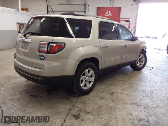 2014 GMC Acadia SLE with VIN 1GKKRPKD9EJ373583, listed as a IAAI auction lot 41586717 with 101,147 mi miles. Bid and sale history available at carsss.com. Image 4.