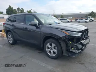 2021 Toyota Highlander L with VIN 5TDCZRAH3MS074866, listed as a IAAI auction lot 42669928 with 36,527 mi miles and . Bid and sale history available at DreamBid. Image 1.