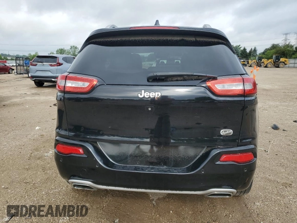 2018 Jeep Cherokee Overland z VIN 1C4PJMJX0JD551084, wystawiony jako Copart lot #61356055 z przebiegiem 30 561 mil mil oraz Szkoda całkowita • Salvage title. Historia ofert i sprzedaży dostępna na DreamBid. Obrazek 6.
