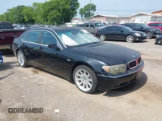 2004 BMW 7 Series 745Li with VIN WBAGN63464DS51067, listed as a IAAI auction lot 42681232 with 125,088 mi miles and . Bid and sale history available at DreamBid. Image 1.