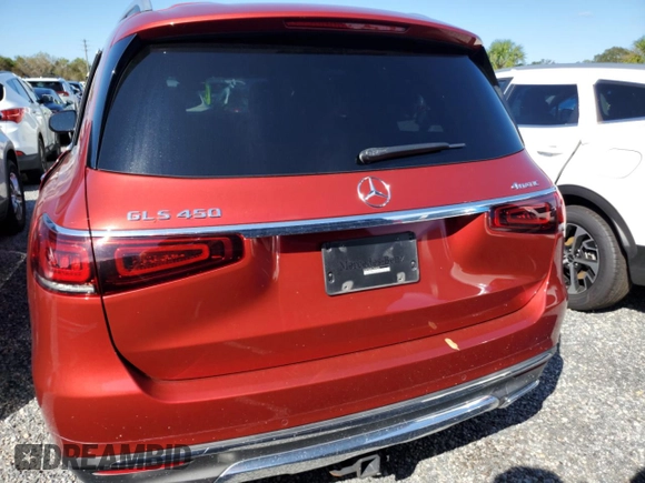 2020 Mercedes-Benz GLS 450 with VIN 4JGFF5KE4LA209928, listed as a Copart auction lot 73763054 with Not Provided miles and Non Repairable. Bid and sale history available at DreamBid. Image 6.