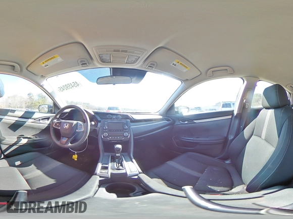 2019 Honda Civic LX with VIN 19XFC2F69KE035624, listed as a Copart auction lot 45459245 with 92,510 mi miles and Salvage Title. Bid and sale history available at DreamBid. Image 13.