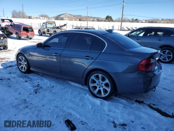 2007 BMW 3 Series 335xi with VIN WBAVD53597A006802, listed as a Copart auction lot 84338914 with 166,376 mi miles and Clean Title. Bid and sale history available at carsss.com. Image 2.