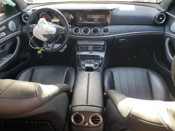 2017 Mercedes-Benz E 300 Luxury with VIN WDDZF4JB3HA016671, listed as a Copart auction lot 56997645 with 50,847 mi miles and Salvage title. Bid and sale history available at DreamBid. Image 8.