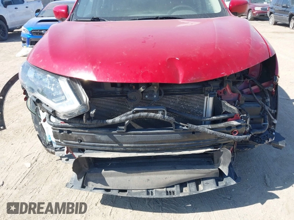 2017 Nissan Rogue SV with VIN JN8AT2MVXHW255006, listed as a IAAI auction lot 41788317 with 83,928 mi miles. Bid and sale history available at carsss.com. Image 6.