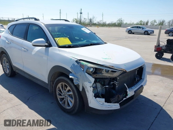 2017 Hyundai Tucson SE with VIN KM8J23A45HU343355, listed as a IAAI auction lot 41864766 with 115,931 mi miles and . Bid and sale history available at DreamBid. Image 1.
