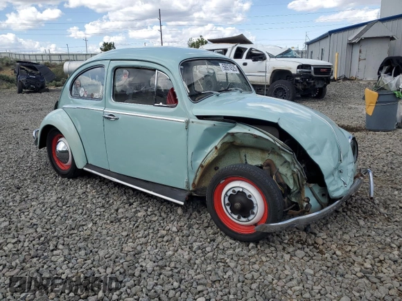 1964 Volkswagen Beetle with VIN 6441255, listed as a Copart auction lot 56974525 with 2,403 mi miles and Salvage title. Bid and sale history available at DreamBid. Image 4.